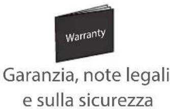 Garanzia, note legali e sulla sicurezza