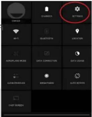 Camera Verbonden Instellingen MI-FI Bluetooth LOCATIE ADAPPLARED MODUS DATAVERBINDING DATAGEBRUIK AUDIOVOORTGANG APOSNESS AUTO OPSTARTEN GAST-SCHERM