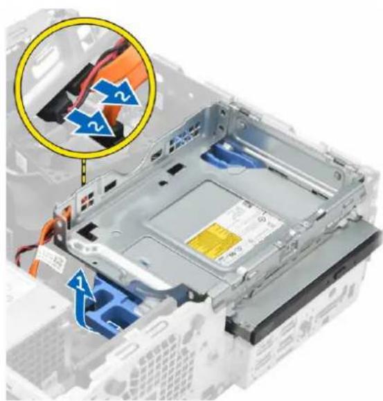 DELL Precision Tower 3420 - Retrait du lecteur optique - 2