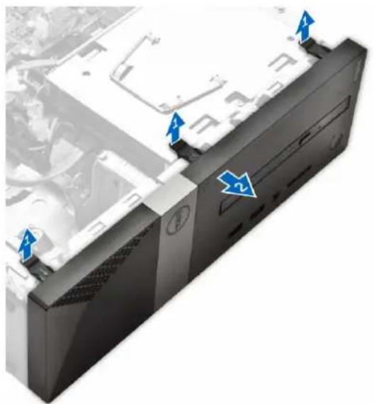 DELL Vostro 3250 - Retrait du cadre avant - 1