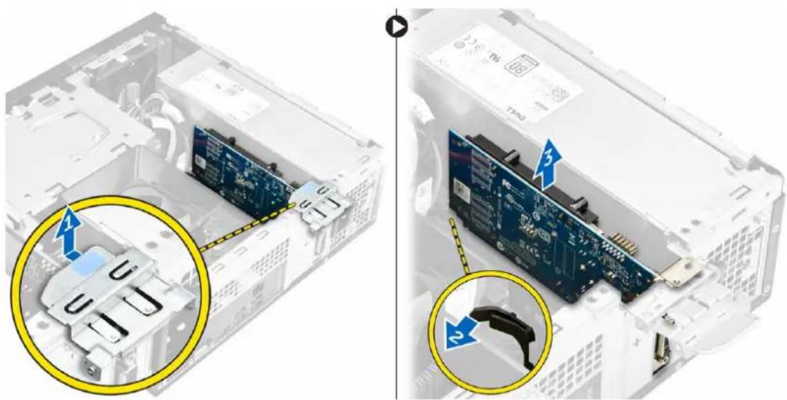 DELL Vostro 3250 - Retrait de la carte d'extension - 1