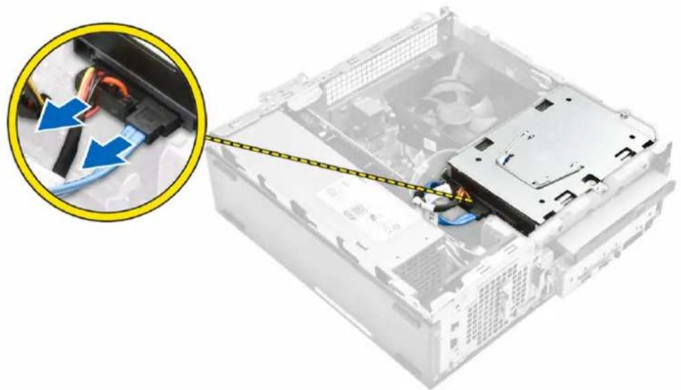 DELL Vostro 3250 - Retrait de l'ensemble de disque dur - 1