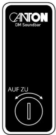 CANTON DM Soundbar AUF ZU