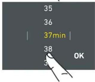 35 36 37min 38 3 OK