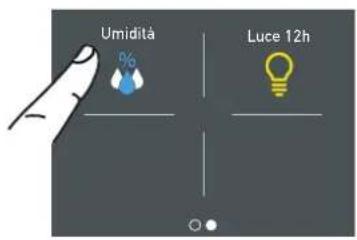 Umidità % Luce 12h