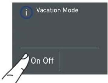 i Vacation Mode On Off