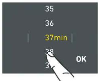 35 36 37min 38 3 OK