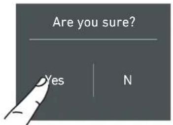 Are you sure? Yes | N
