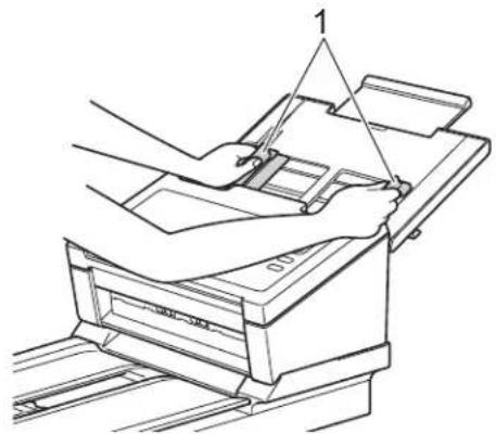 BROTHER PDS-5000F - Chargement de documents plus larges que le format Letter/A4 - 2