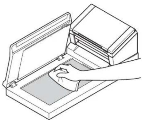 BROTHER PDS-5000F - Nettoyer la vitre du scanner - 1