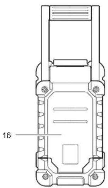 Technical line drawing of a mechanical component with no visible text or symbols