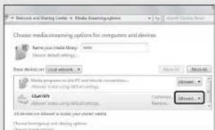 Network and Streaming Options - Media Streaming options Choose media streaming options for computers and devices Name: www.cmedia library - xxx Recent: Not available settings Send to: Local network Media programs on PDF and media streaming functions. Recent: Not available settings Citation: Times: Not available All devices are listed in your own media Formal programming and coding options