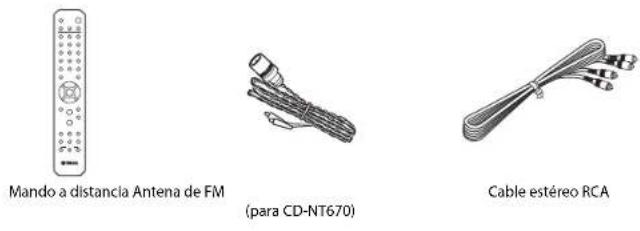 YAMAHA CD-NT670 - Accesorios suministrados Acerca de este manual - 1
