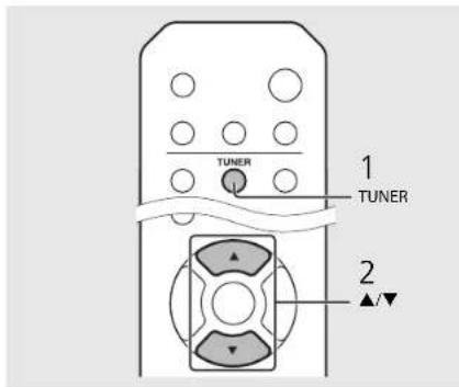 TUNER 1 TUNER 2