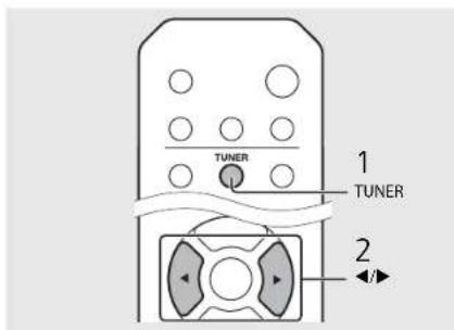 TUNER 1 TUNER 2
