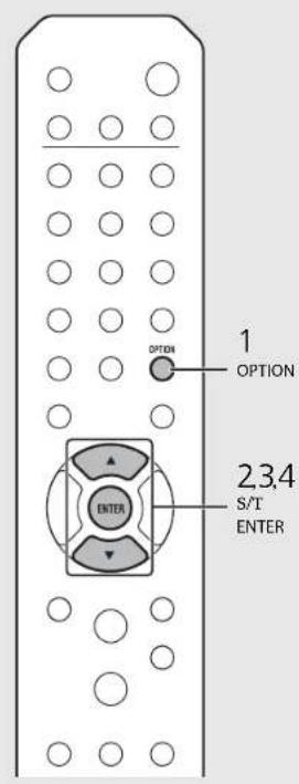 OPTION 1 OPTION 23,4 S/T ENTER ENTER