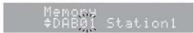 YAMAHA CD-NT670 - Предустановка радиостанций DAB - 1