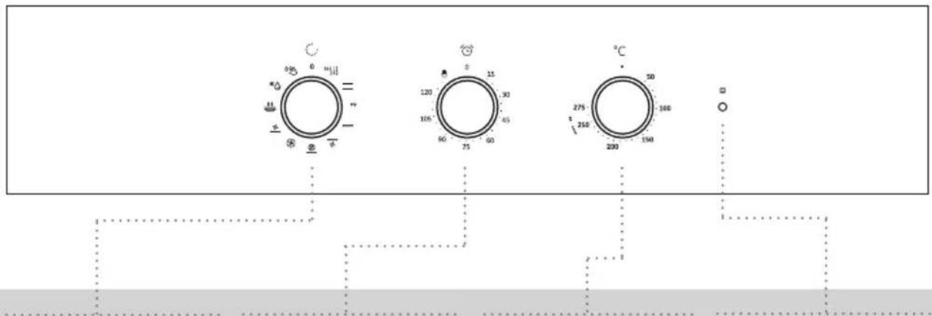 GORENJE BO615E01XK - BANDEAU DE COMMANDES - 1