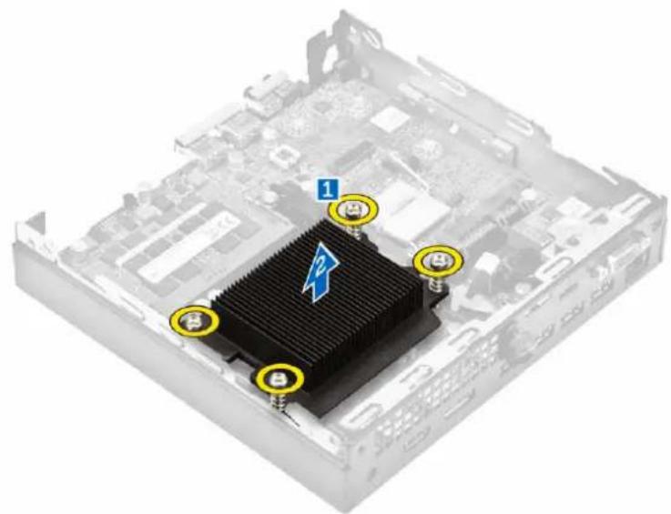 DELL OptiPlex 3040m - Retrait du dissipateur de chaleur - 1