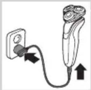 PHILIPS Series 5000 S5230 - Charging with the adapter - 1