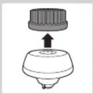 PHILIPS Series 5000 S5230 - Replacing the cleansing brush head - 1
