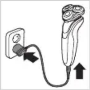 PHILIPS Series 5000 S5230 - Încărcarea cu un adaptor - 1