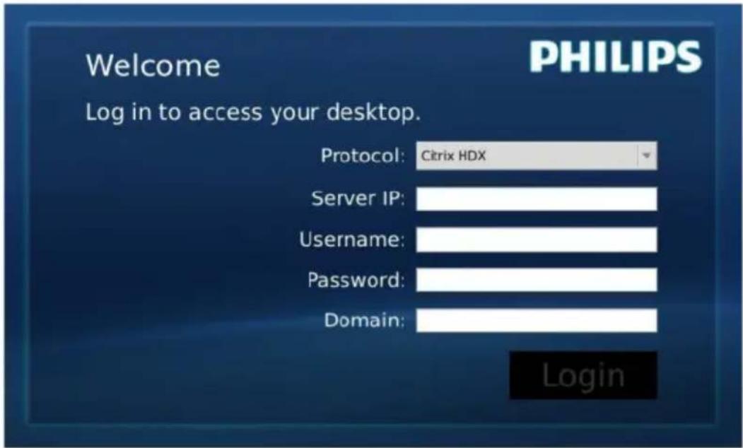PHILIPS SB4B1927CB - Login widget (Widget de connexion) - 1