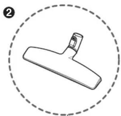 LG VK84070NCAQ - How to use Using carpet and floor nozzle / hard floor nozzle - 2