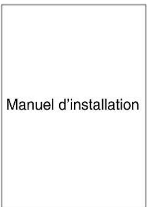 Manuel d'installation