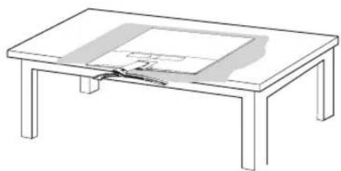 LG 22MP58VQ - Détachement de la Corps du support - 3