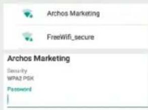 ARCHOS Xenon 80c - WLAN-Verbindung - 4