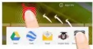 ARCHOS Xenon 80c - Xóa một đối tượng khỏi màn hình chính: - 1