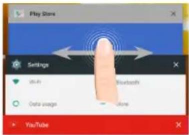 Play Store Impostazioni Wi-Fi Bluetooth Utilizzo dati Store YouTube