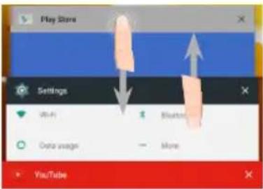 Cửa hàng Play Cài đặt Wi-Fi Bluetooth Dữ liệu di động Thêm YouTube