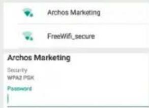 ARCHOS Xenon 80c - Wi-Fi kapcsolat - 4