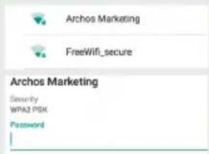 ARCHOS Xenon 80c - Ativar/desativar os dados móveis - 5