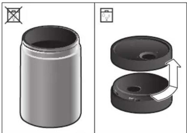 BOSCH CTL636ES6 - Melkreservoir reinigen - 1