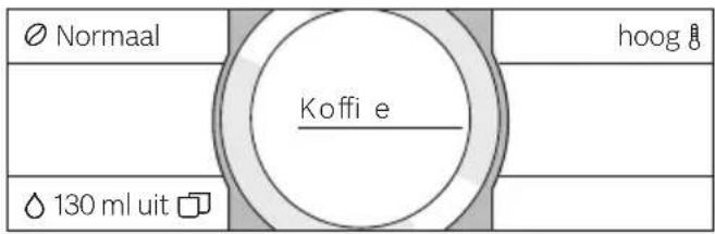 Ø Normaal Koffi e hoog 130 ml uit