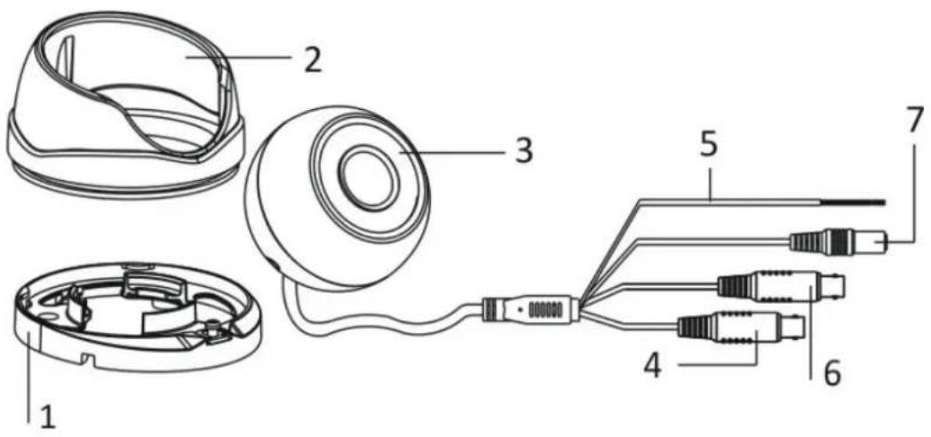 ABUS HDCC32500 - Beskrivelse af kameraet - 1
