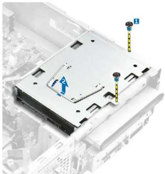 DELL Vostro 3252 - Retrait de l'ensemble du disque dur - 2