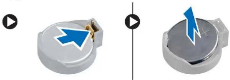 DELL Vostro 3252 - Retrait de la pile bouton - 1