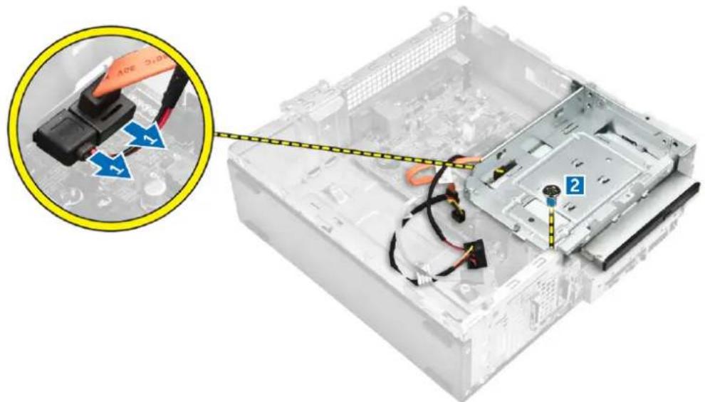 DELL Vostro 3252 - Retrait du lecteur optique - 1