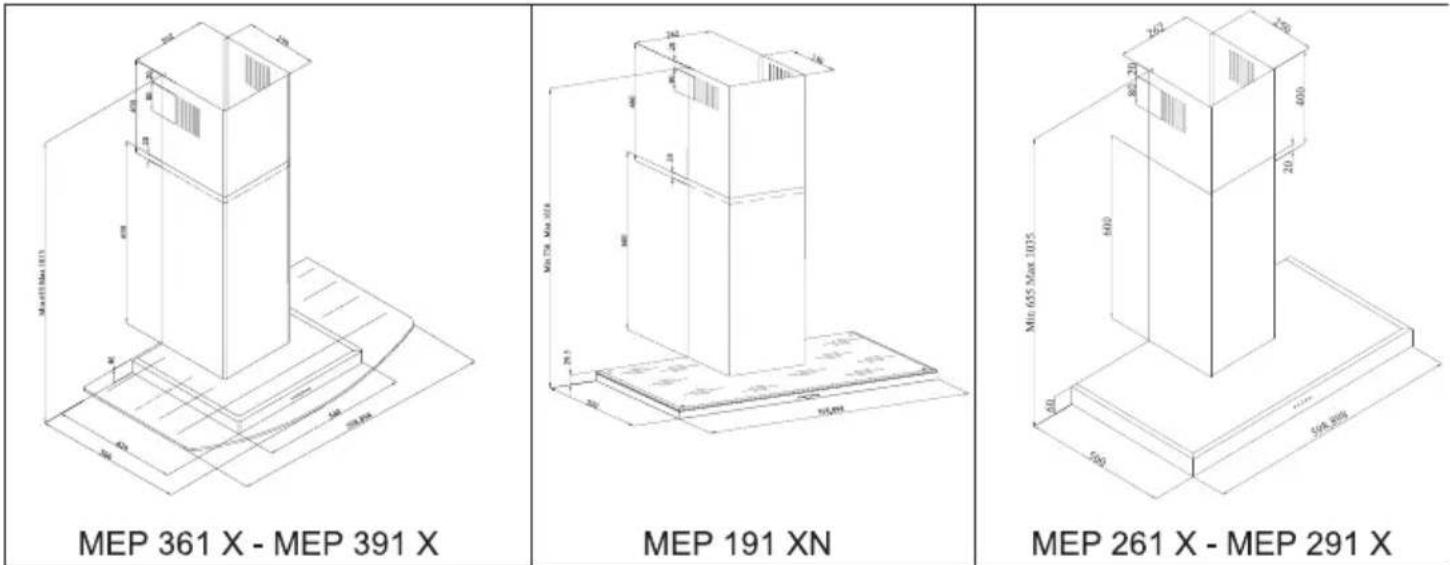 Meireles MEP 291 CR - TECHNICAL DRAWINGS - 1