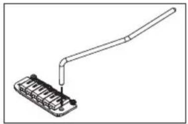 IBANEZ Roadcore RC320 - ADJUSTING THE STRING HEIGHT (FAT10/SAT10) - 2