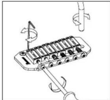 IBANEZ Roadcore RC320 - ADJUSTING THE INTONATION & THE STRING HEIGHT (FAT 6/STD) - 1