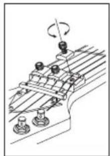 Mechanical assembly diagram showing rotating components on a conveyor belt (no text or labels)