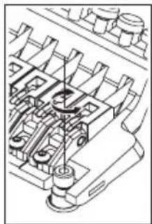 Technical line drawing of a mechanical assembly with gears and shafts (no text or symbols)