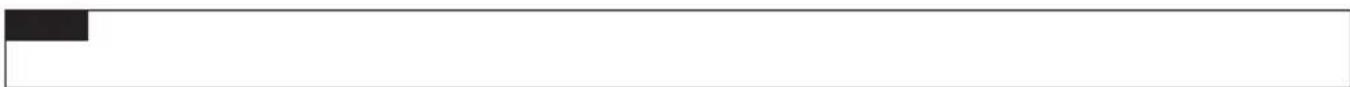 Blank white rectangle with a black rectangular border on the left (no text or symbols)