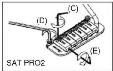 IBANEZ Soundgear SR300 - INTONATIONSEINSTELLUNG (SAT PRO2) - 1