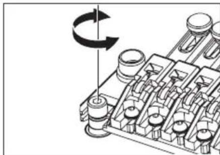 Mechanical assembly diagram showing a rotating component with no visible text or symbols